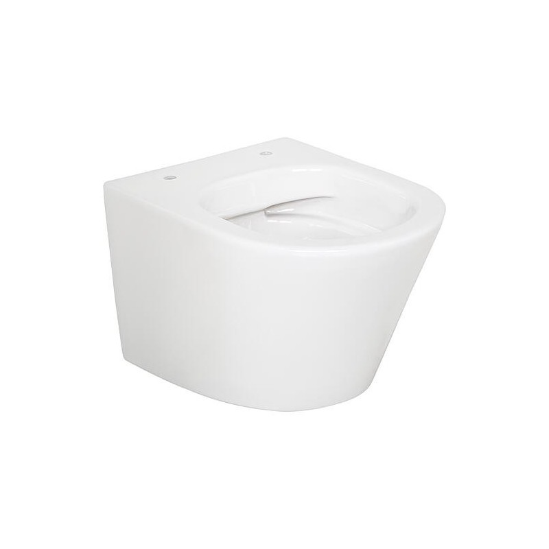 WC suspendu à fond creux Amur Compact lxhxp : 360x360x475 mm Sans bride Céramique blanche