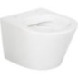 WC suspendu à fond creux Amur Compact lxhxp : 360x360x475 mm Sans bride Céramique blanche