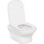 WC suspendu à fond creux Algama LxHxP : 360x370x500 mm sans bride Céramique blanche