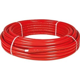 Tube multicouche EVENES PEXAL, 26x3mm, rouleau de 50 mètres, isolation 10 mm, rouge