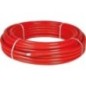 Tube multicouche EVENES PEXAL, 26x3mm, rouleau de 50 mètres, isolation 10 mm, rouge