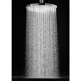 Tête de douche Raindance S 240 1 jet PowderRain de Hansgrohe, ø : 240mm chrome