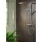 Colonne de douche Hansgrohe Raindance Select S 240 1jet PowderRain, Douchette à main, pomme de douche 240mm et Thermostat, noir