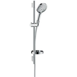 Kits de douches Hansgrohe Raindance Select S 120 EcoSmart Unica`S Puro 650mm, 3 types de jets ø : 125mm, chrome