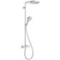 Colonne de douche Hansgrohe Raindance Select S 240 1jet PowderRain, Douchette à main, douche de tête 240mm et Thermostat, chrome