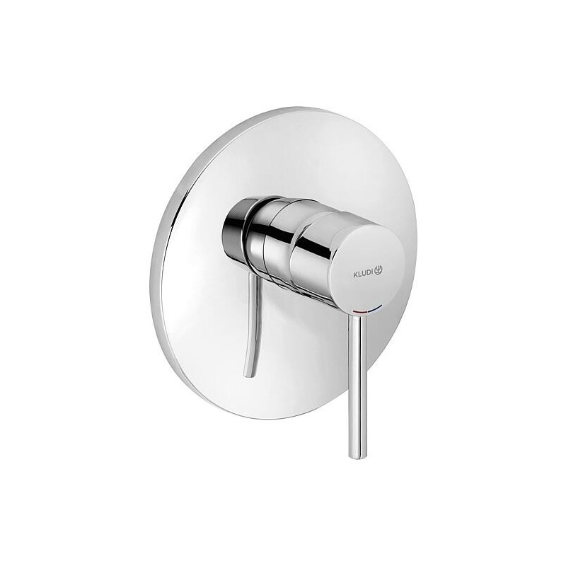 Mitigeur douche encastré Kludi Bozz Rosace Ø 170 mm, chrome