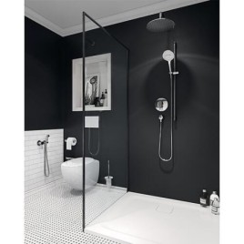 Mitigeur douche encastré Kludi Bozz Rosace Ø 170 mm, chrome