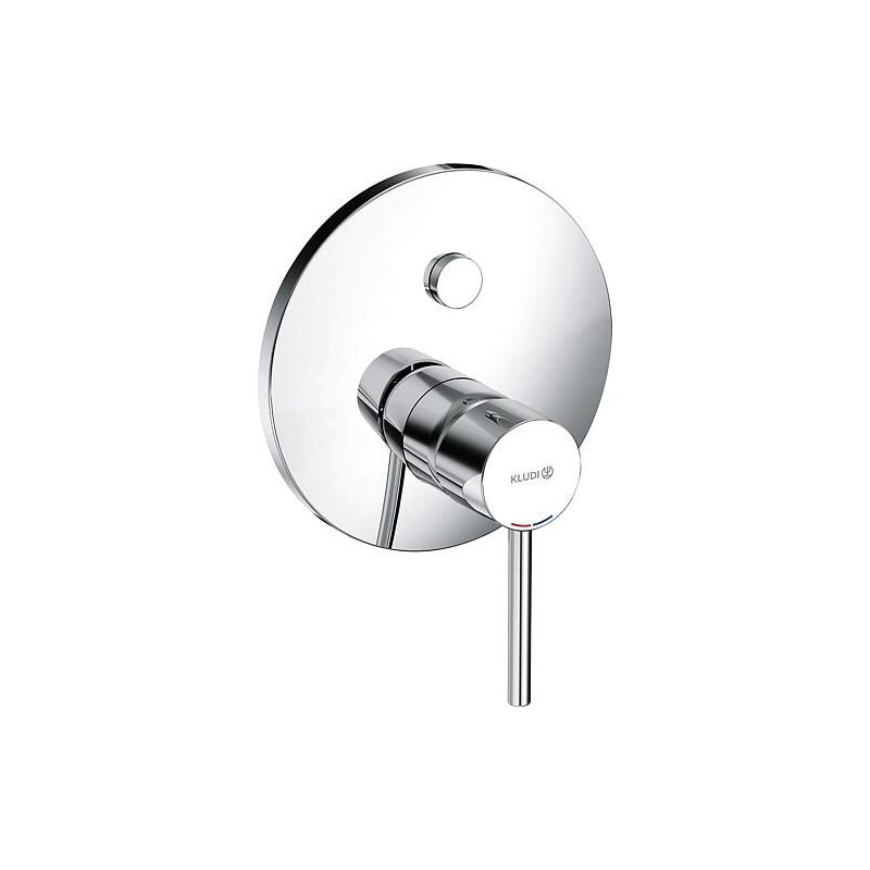 Mitigeur de bain encastré Kludi Bozz Rosace Ø 170 mm, chrome