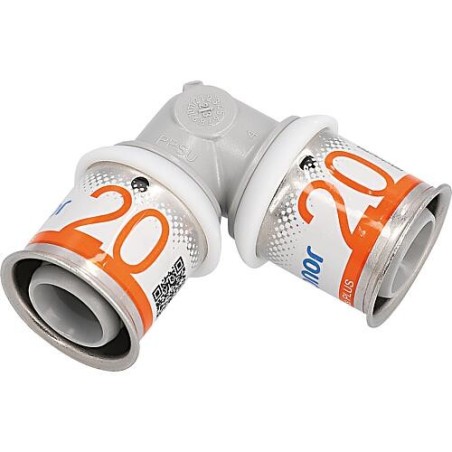 Coude à sertir S-Sertir PLUS Uponor 90° PPSU Ø25mm-Ø25mm