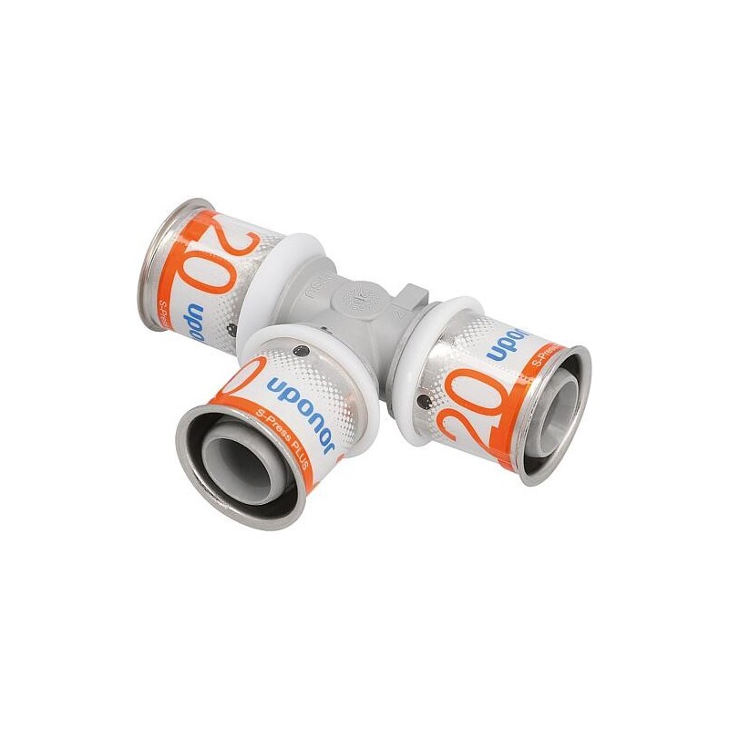 Pièce en T S-Sertir PLUS Uponor PPSU Ø25mm-Ø25mm-Ø25mm