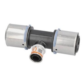 Pièce en T à sertir S Uponor réduite PPSU Ø40mm-Ø25mm-Ø32mm