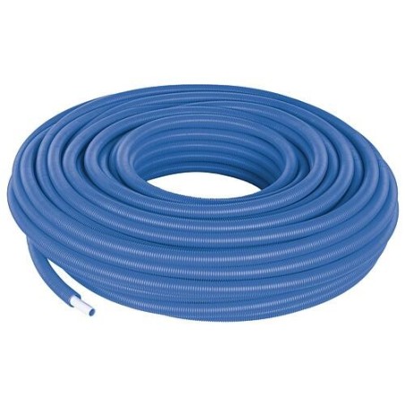 Tube Uni Pipe PLUS blanc Uponor dans gaine de protection Ø20mm x 2,25mm - 28/23, rouge, longueur 75m