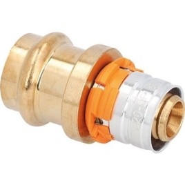 Accouplement S-Sertir Uponor sur acier inoxydable/CU V Ø16mm-Ø15CU-SST