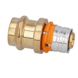 Accouplement S-Sertir Uponor sur acier inoxydable/CU V Ø20mm-Ø22CU-SST