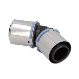 Coude à sertir S Uponor 45° PPSU Ø63mm-Ø63mm