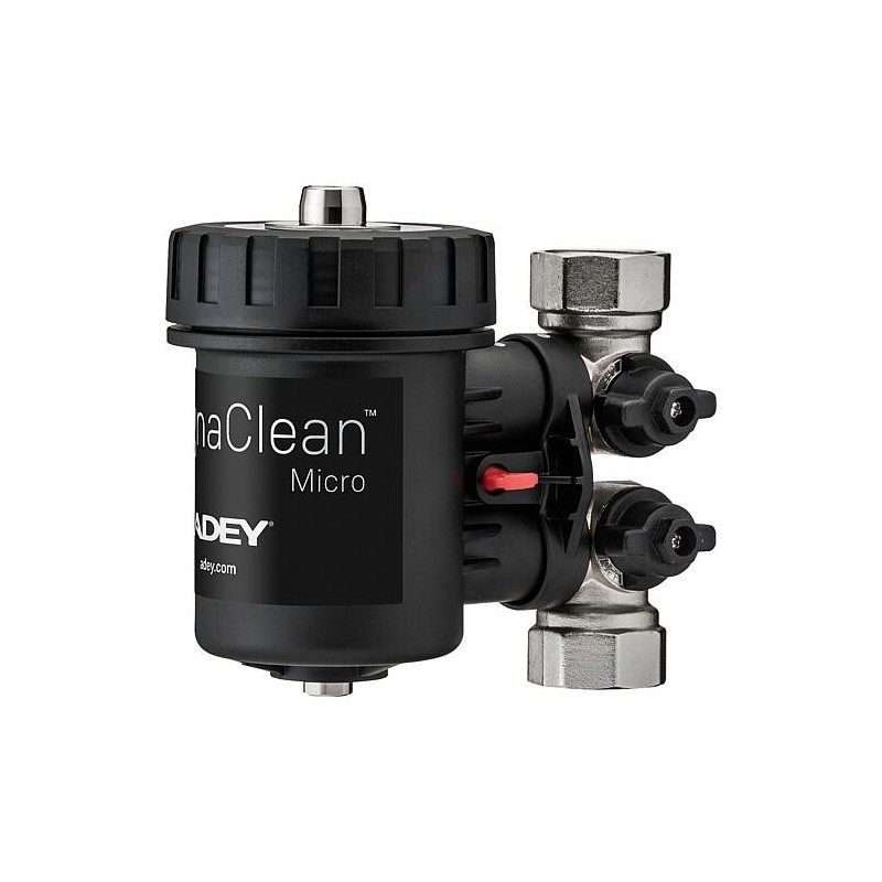 Séparateur de boues MagnaClean Micro2 DN 25(1") avec robinets d’arrêt à boisseau sphérique