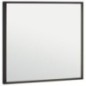 Miroir LED Oselva avec interrupteurs tactiles, avec cadre noir, 800x800mm