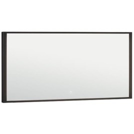 Miroir LED Oselva avec interrupteurs tactiles, avec cadre noir, 1200x800mm