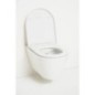 Pack combiné Laufen Kartell WC suspendu à fond creux avec LCC, blanc, sans bride, abattant WC Softclose