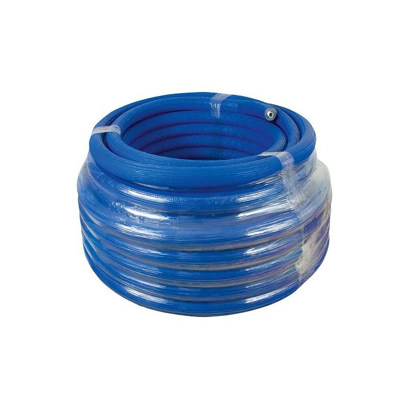 Tube multicouche en aluminium MULTITUBO isolation bleue S13 Ø16x2,0mm, cond.50m