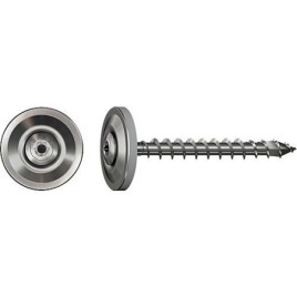 Vis de ferblantier, SPAX® avec joint, inox A2, 4,5 x 35 mm, rondelle 15 mm Cond. 60