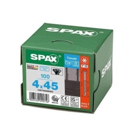 Vis à tête fraisée bombée, SPAX® acier inoxydable A2 BLAX®,Filetage partiel, T-STAR plus 4,5 x 60 mm, Cond. 100