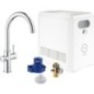 Mitigeur d’évier Grohe Blue Professional Starter Kit, bec chromé avec réfrigérant