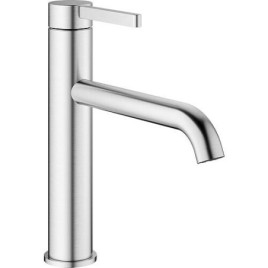 Mitigeur d’évier KWC Bevo E Bec orientable Saillie 210 mm inox brossé