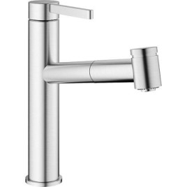 Mitigeur d’évier KWC Bevo E Bec extractible Saillie 221 mm  inox brossé