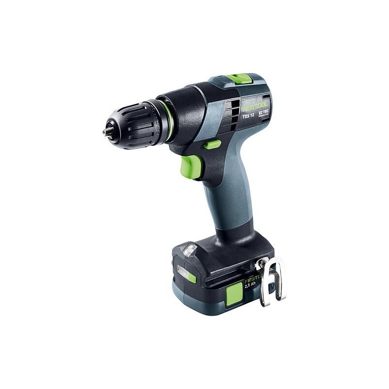 Perceuse-visseuse sans fil Festool TXS 12 2,5-Plus, 12 V avec 2x 2,5 Ah batteries et chargeur