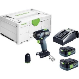 Perceuse-visseuse sans fil Festool TXS 12 2,5-Plus, 12 V avec 2x 2,5 Ah batteries et chargeur