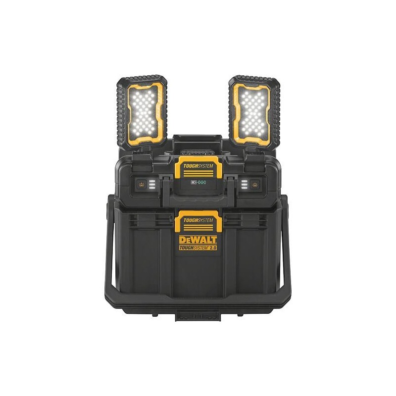 Lampe de travail à LED sans fil DeWalt DWST08061-1 18 V, avec ToughSystem® 2.0 mallette à outils sans batterie ni chargeur