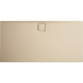 Bacs à douche Hüppe EasyFlat fonte minérale 1700x52x900 mm Ecoulement:côté long, beige mat