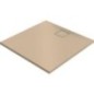 Bacs à douche Hüppe EasyFlat fonte minérale, 900x52x900 mm, beige mat