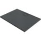 Bacs à douche Hüppe EasyFlat fonte minérale 1800x52x1000 mm Ecoulement:côté long, anthracite mat