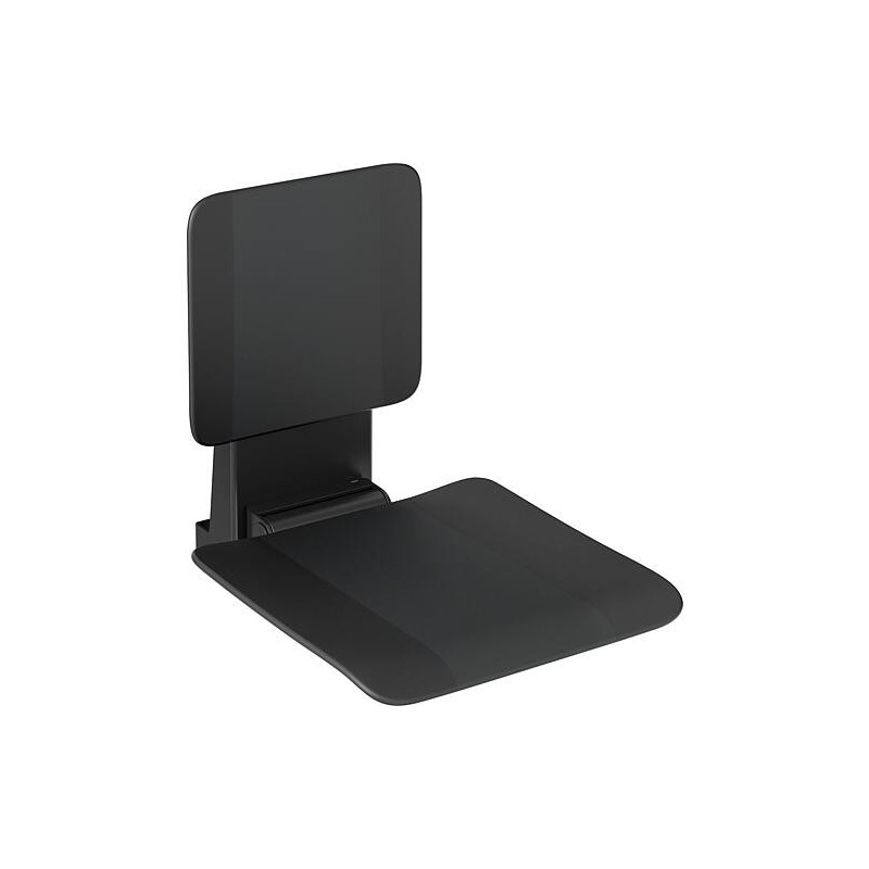 Siège rabattable à suspendre Hewi System 900, 351x525x539mm, noir mat