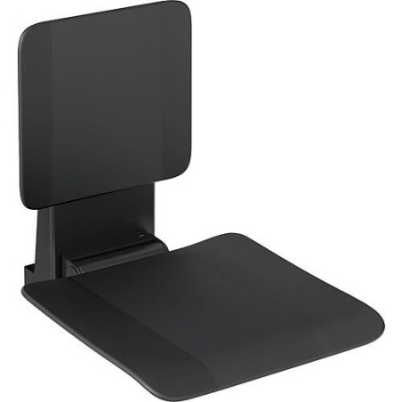 Siège rabattable à suspendre Hewi System 900, 351x525x539mm, noir mat