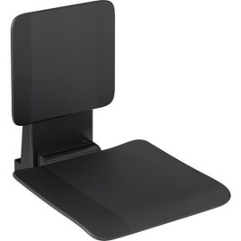 Siège rabattable à suspendre Hewi System 900, 451x539x637mm, noir mat