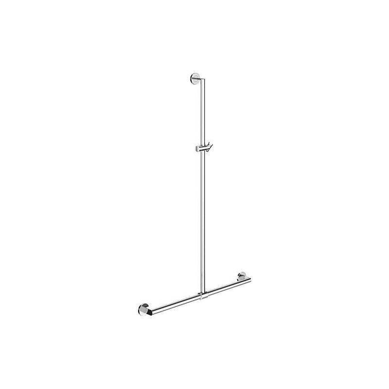 Main courante de douche Hewi System 900 m. Barre de douche, 765x1250mm