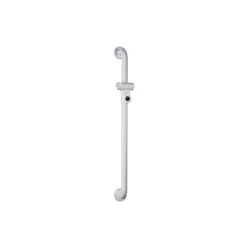 Barre de support de douche Hewi série 477, 800mm, blanc pur