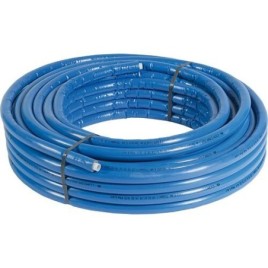 Tube multicouche 16x2mm avec isolation bleu 6mm, UE 50m