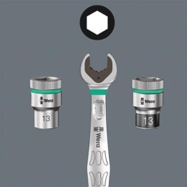 Jeu de clés à fourche double WERA, 4 pièces SW 6 -13 mm, 6005 Joker 4 Kit 1