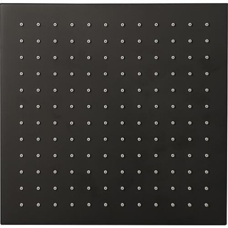 Samba II Pommes de douche 250 x 250 cm, inox noir mat