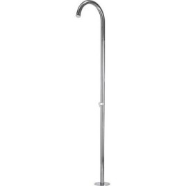 Colonne de douche Ekta 2.0 avec mitigeur monocommande pour eau chaude/froide, hauteur 2285mm, inox poli