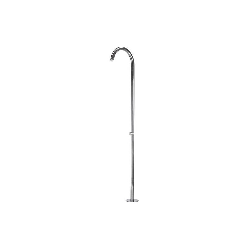 Colonne de douche Ekta 2.0 avec mitigeur monocommande pour eau chaude/froide, hauteur 2285mm, inox poli