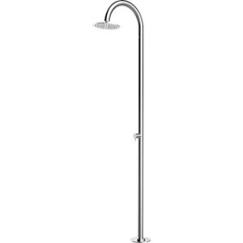 Colonne de douche Ekta 2.0 avec mitigeur monocommande et pomme de douche pour eau chaude/froide, hauteur 2285mm, inox poli