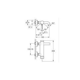 GROHE Mitigeur bain/douche Essence 25250_1