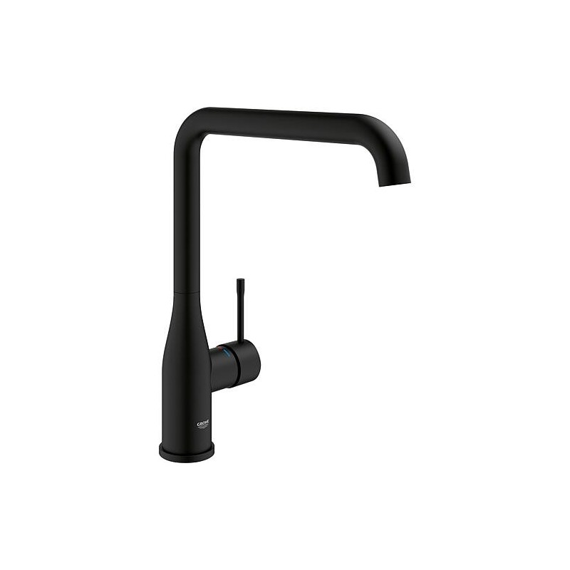 Mitigeur d’évier Grohe Essence, bec pivotant Bec déverseur 220mm phantom black