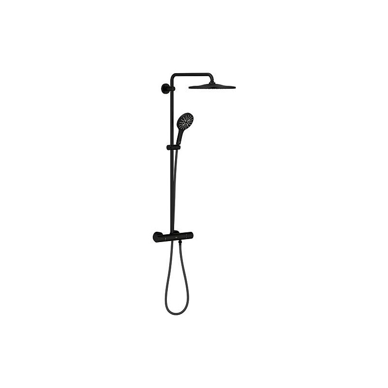 Colonne de douche Grohe Rainshower Smartactive 310, phantom black