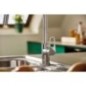 Mitigeur d’évier Grohe BauFlow avec bec extractible bec pivotant, saillie 215mm chrome